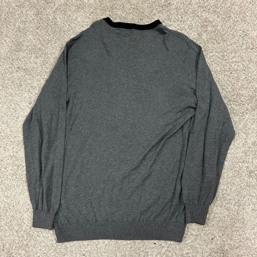Travis‎ Mathew Sweater Henley XL Gray Cotton Long Sleeve V-Neck Soft Golf - Picture 8 of 8
